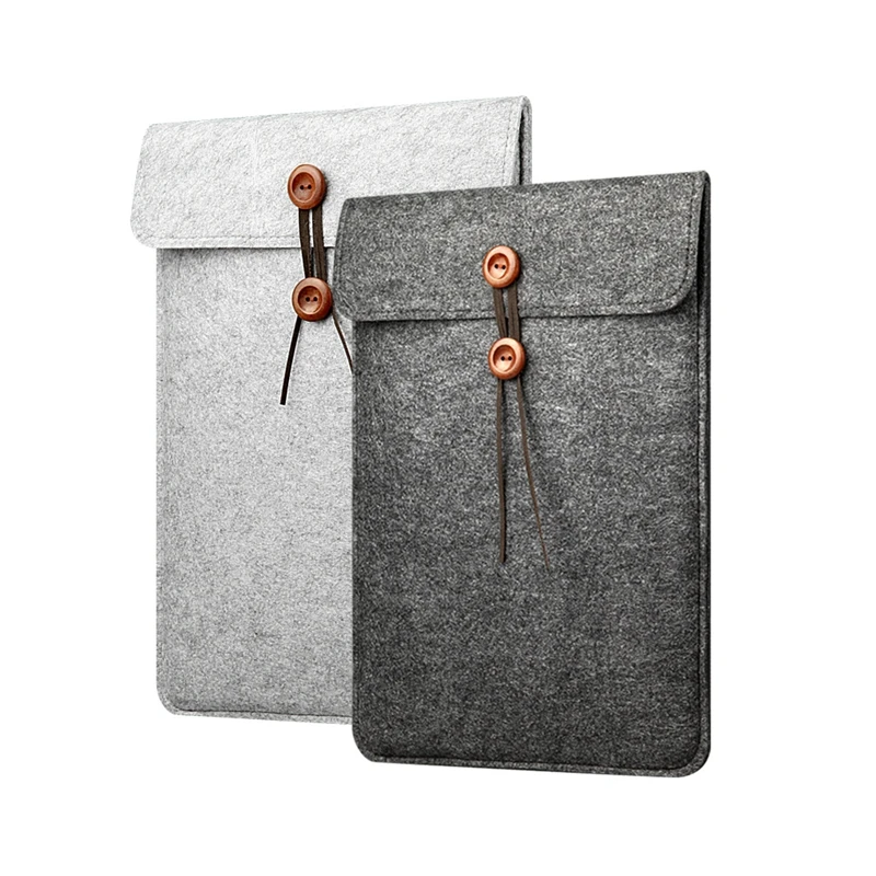 

Wool Felt Soft Envelope Pouch Bag Laptop Sleeve Cover For 11/13/15 Inch Macbook P9YA