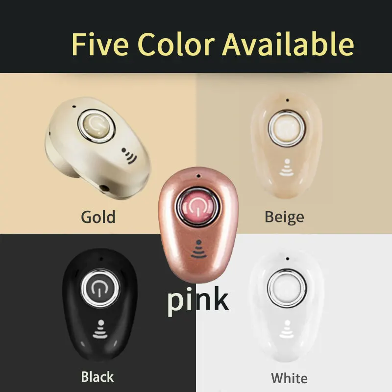 Беспроводная мини-гарнитура Bluetooth наушники-вкладыши с невидимыми ушными