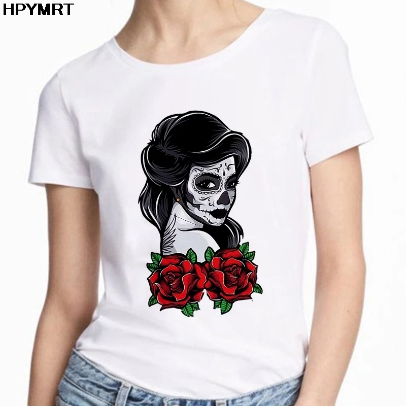 Женская футболка с принтом комаров Готическая Повседневная графическим в стиле