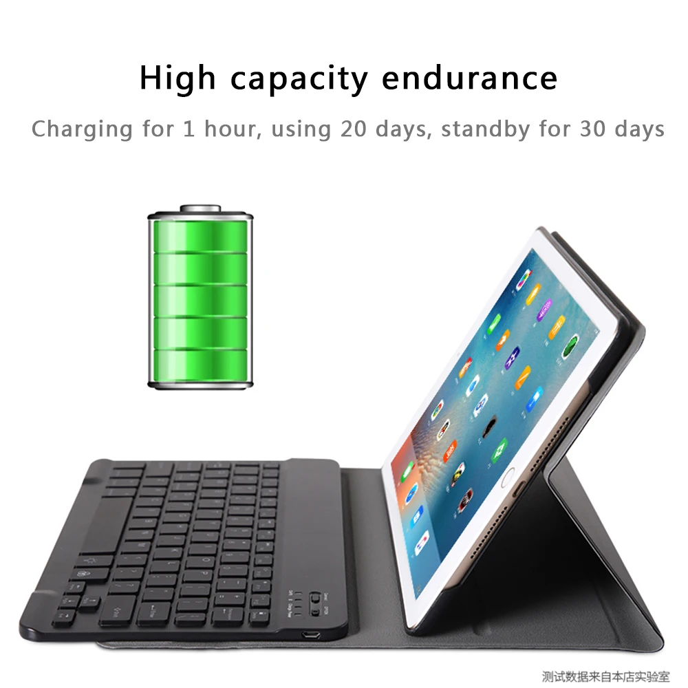 Беспроводная Русская клавиатура для ipad 10 2 2019 пластиковая французская/испанская