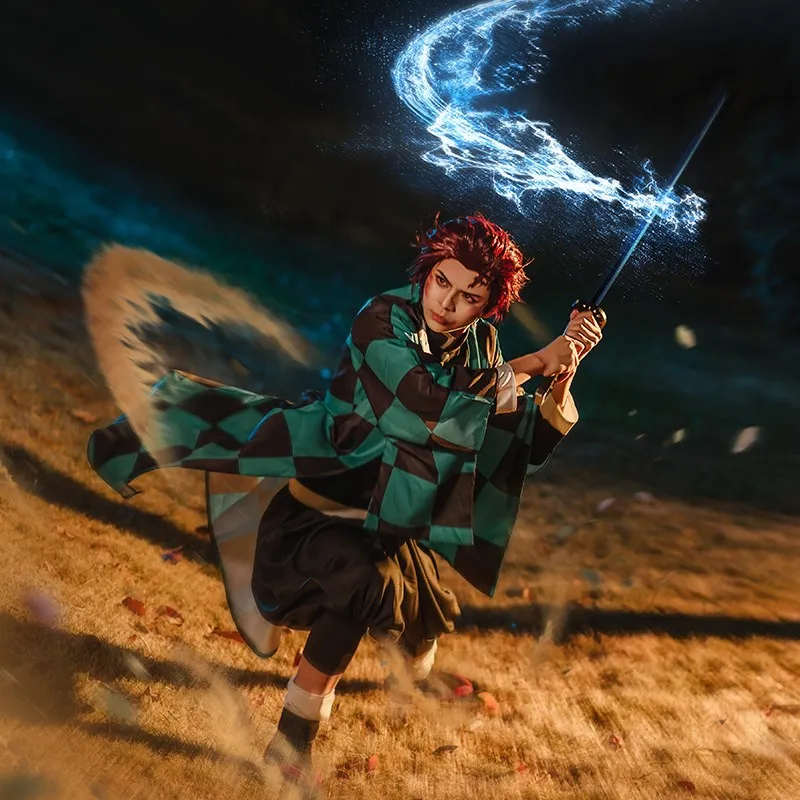 

Костюм для косплея мужской кимоно Tanjiro Kamado