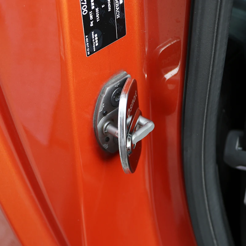 2 шт. Автомобильный Дверной замок защитный чехол украшение интерьера наклейка