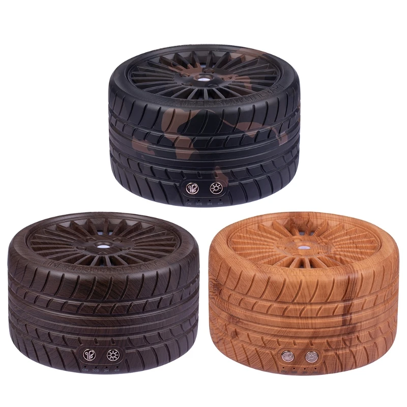 

300ml Tire Ultrasonic Aroma Essential Oil Diffuser Air Humidifier Night Light 425B