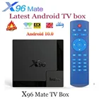 ТВ-приставка X96 Mate, Android 10, 4 ГБ, 64 ГБ, 2,4 ГБ и телефон, двойной Wi-Fi, Android 10,0, 4K, X96 mate, телевизионная приставка X96 mate, телевизионная приставка android