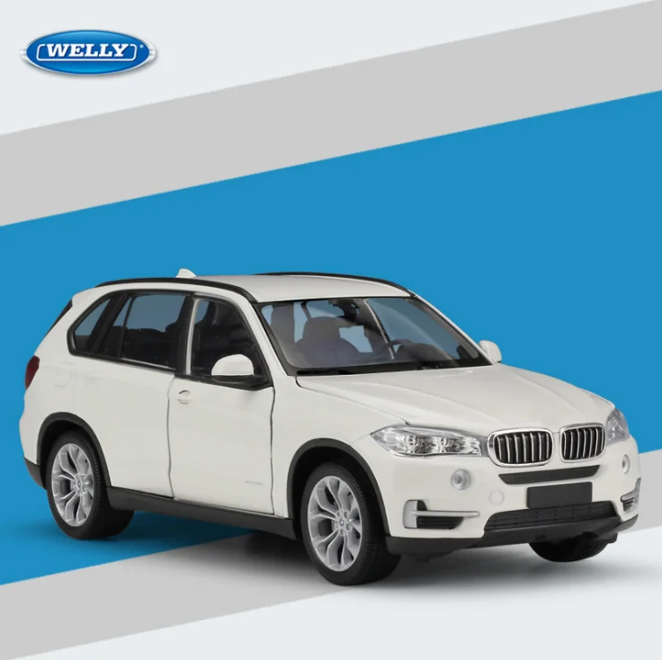 Высококачественная модель WELLY 1:24 Классическая литая машина X5 SUV из