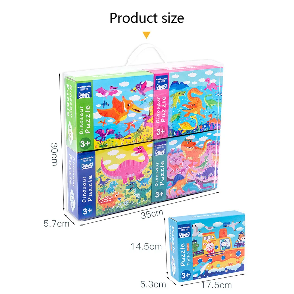 

Montessori Wooden Animal Puzzles For Toddlers 1-3 Years Old Boys Girls Educational Preschool Toy Personalized Gift Brinquedos