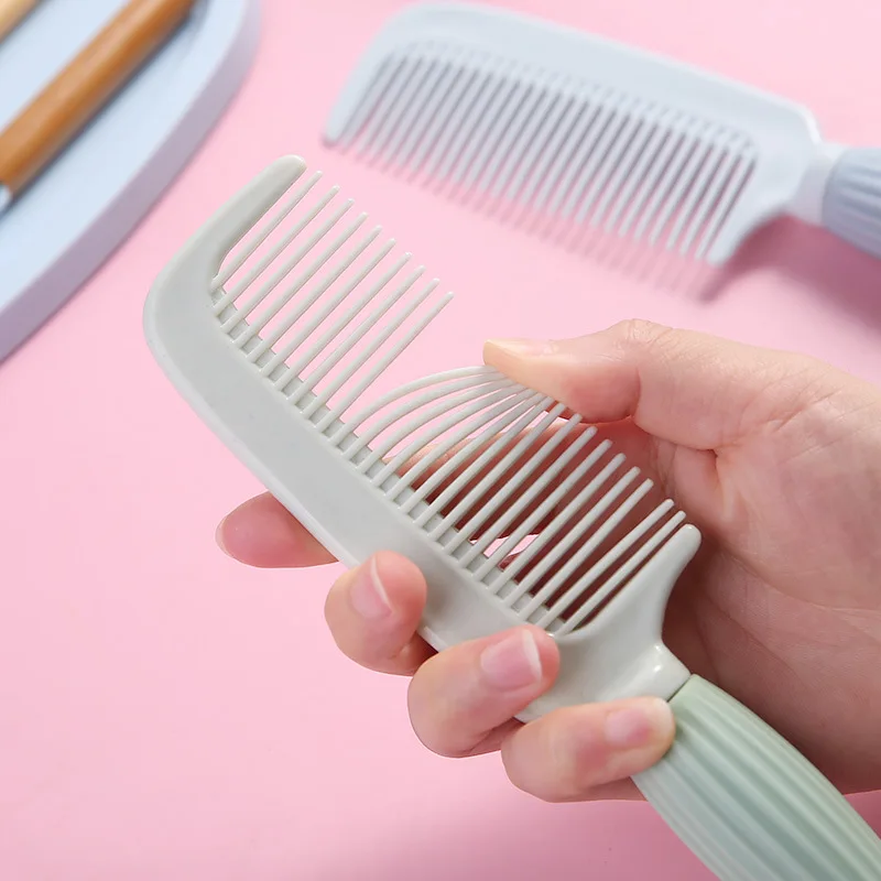 

Симпатичная гребень из кроличьей шерсти, 3 цвета, Антистатическая пластиковая гладкая гребень для волос для взрослых и детей