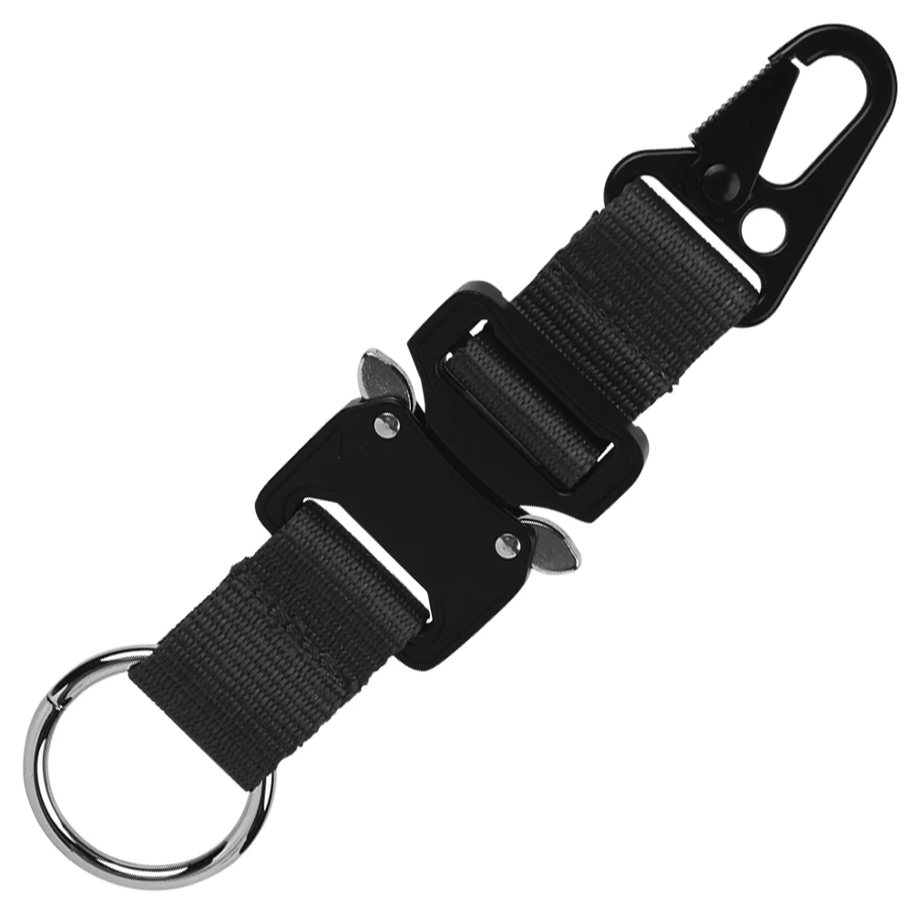 Тактика прочная нейлоновая тесьма висячая Пряжка Карабин из цинкового сплава