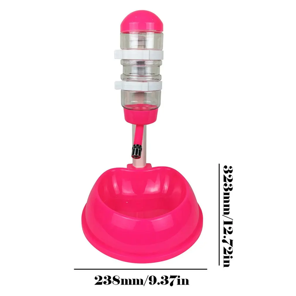 

Pet Automatic Fountain 350Ml Water Dispenser Bottle Drinker Pet Cats Dogs Water Drinker Hanging Plastic Feeder