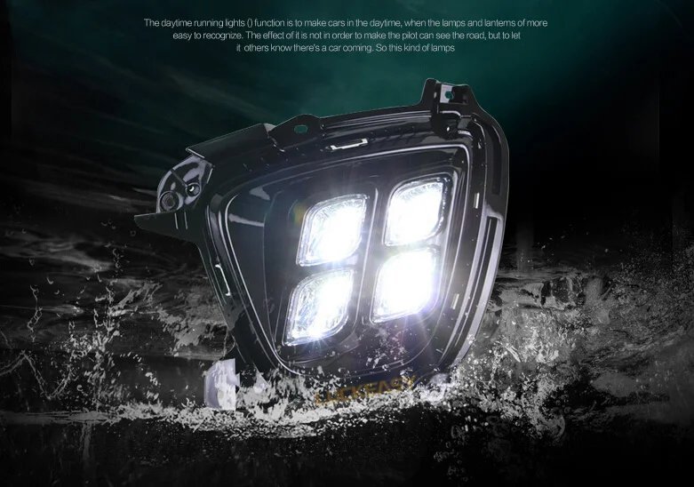 

New arrival led drl daytime running light fog lamp for kia sorento 2015