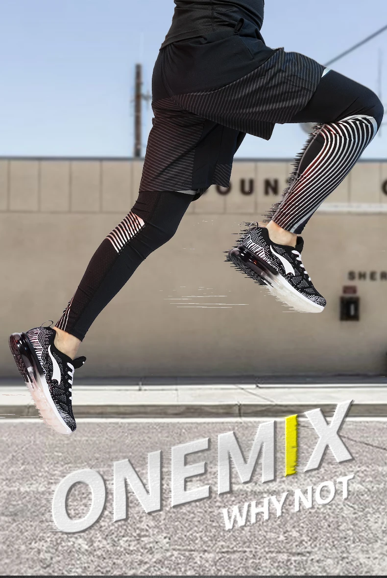 ONEMIX подушки мужские кроссовки дышащие бегун спортивный кроссовки мужская уличная спортивная обувь для ходьбы