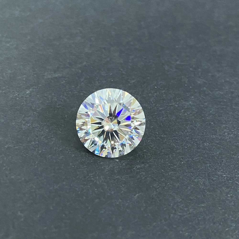 Meisidian100% pass positive diamond tester 3  D VVS  excellent cut 12mm 6 cts  loose moissanite diamond price