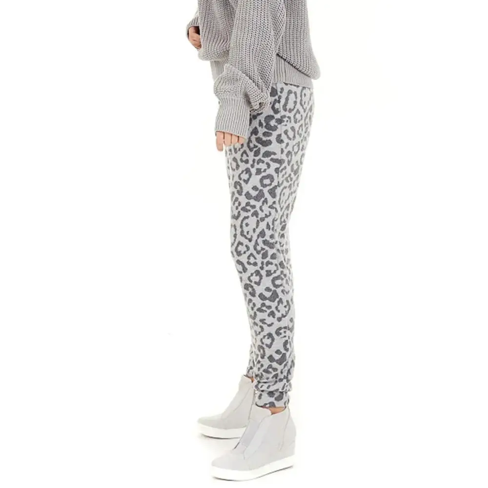 Женские свободные брюки с высокой талией повседневные из смесовой хлопка размер