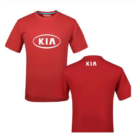 

NEW 2020 Funny KIA logo 100% Cotton Printing T-shirt Unisex Summer Casual T Shirt Tees shirt