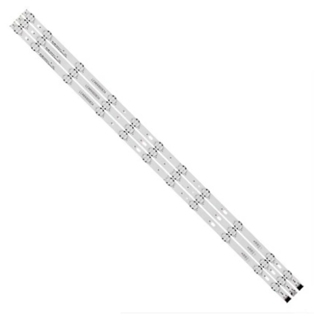 

Светодиодная лента для подсветки LC43490083A LG Innotek 43 дюйма DRT LED ARRAY 3PCM00778A Rev0.0 _ 180226 3 шт. 11 ламп 830 мм
