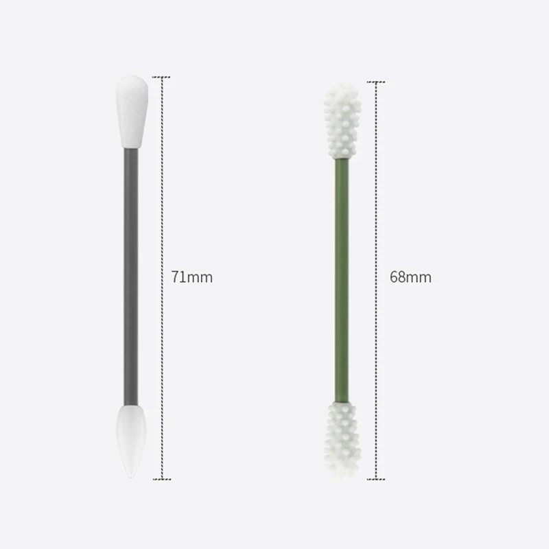 4 шт./кор. многоразовые ватные палочки для чистки ушей силиконовые моющиеся