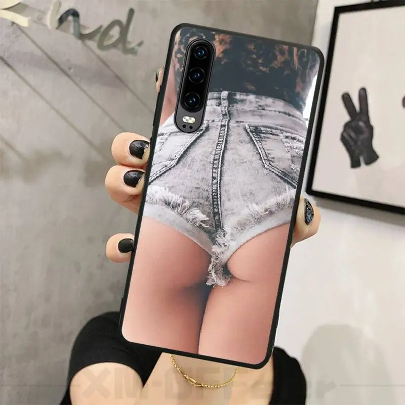 Чехол для Huawei P8 lite 2017 P9 P10 20Pro Lite Pro P30lite P Smart сексуальный с принтом в виде девушки