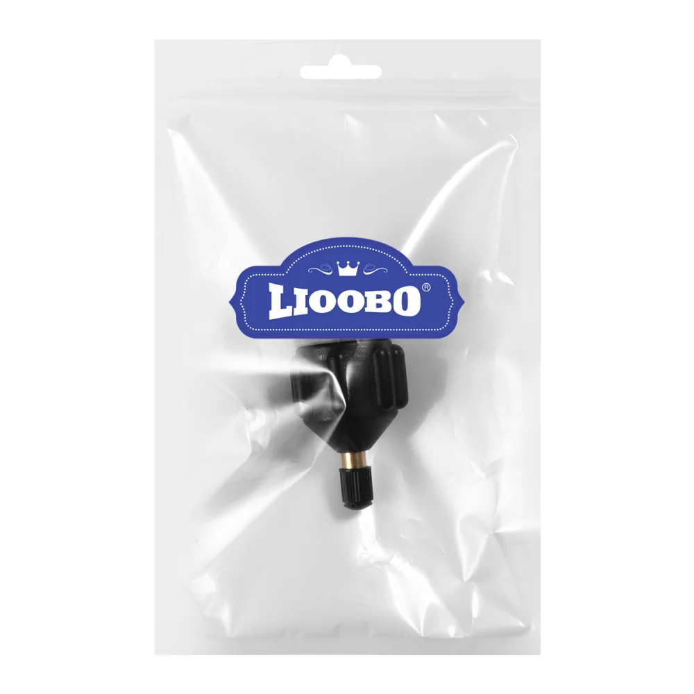 

LIOOBO Inflatable Boat Pump Adaptor Standard Schrader Conventional Air Pump Air Adapter Spoke Plate Attachment