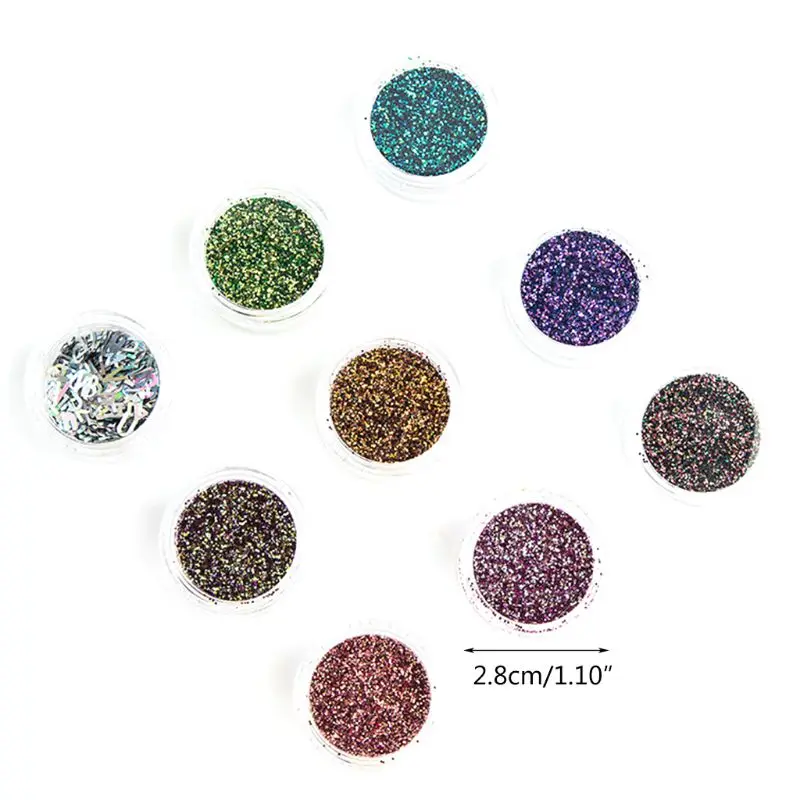 

3g Flash Glitter Glow Bright Powder Crystal Epoxy Resin Mold Fillings Jewelry Nail Art DIY Crafts