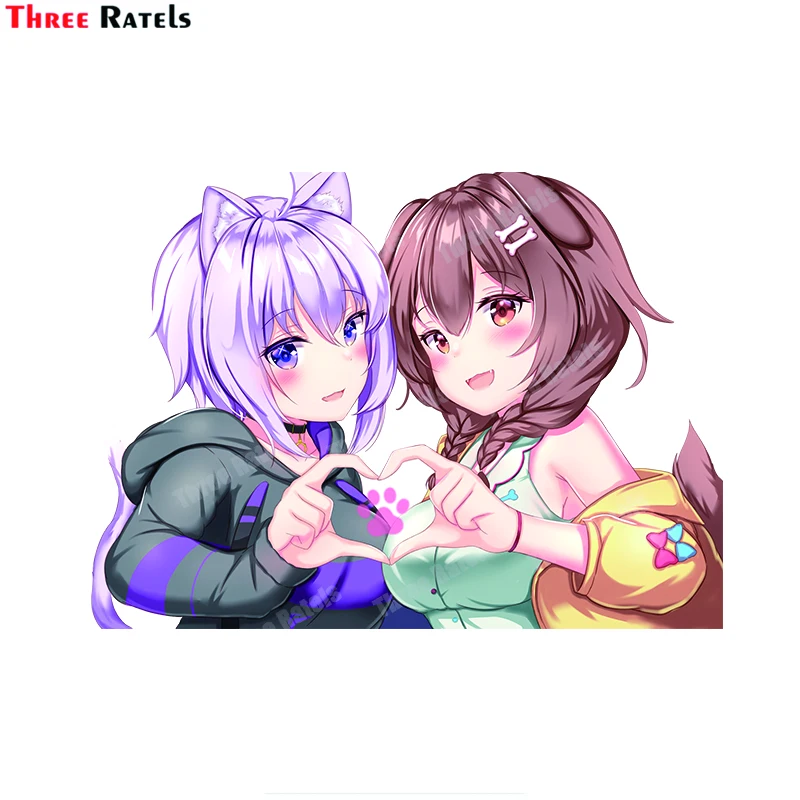 

Three Ratels B192 Anime Game Inugami Korone Hololive Stickers For Bmw E90 Bumper Fuel Tank Cap Car External Decoration Decals