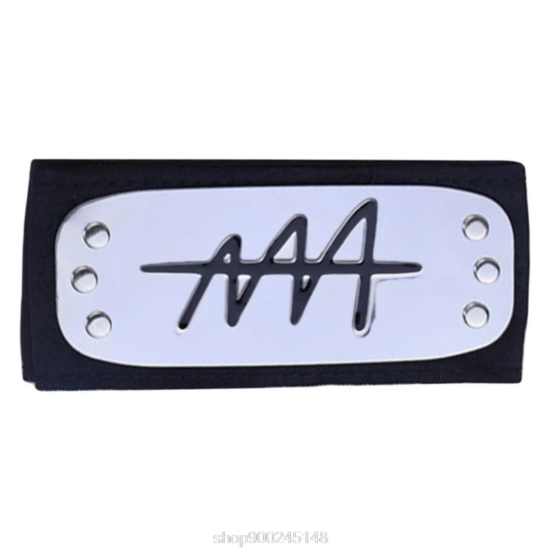 

Headband Japanese Anime Figures Logo Metal Plated Hairband Forehead Protector Cosplay Accessories N05 20 Dropshipping