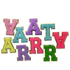 A-Z 26 шт. нашивки с английскими буквами блестки синель вышивка нашивки одежда джинсы аксессуары для утюга Сделай Сам Персонализированная аппликация