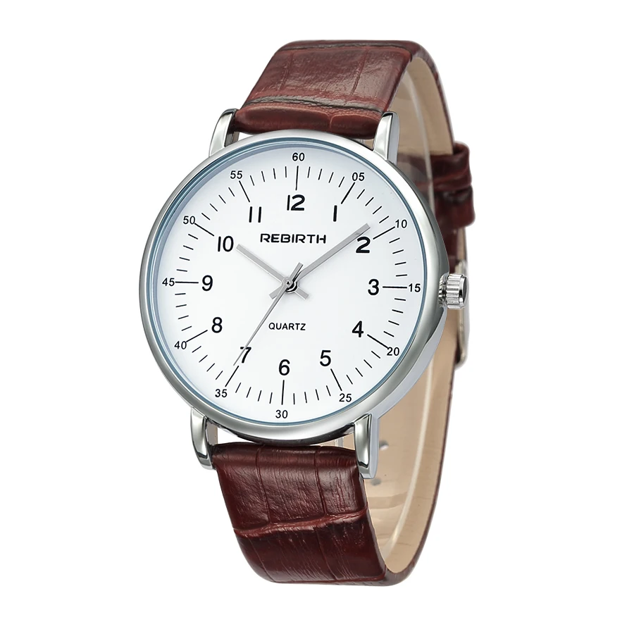 Часы REBIRTH женские кварцевые модные роскошные деловые наручные из натуральной