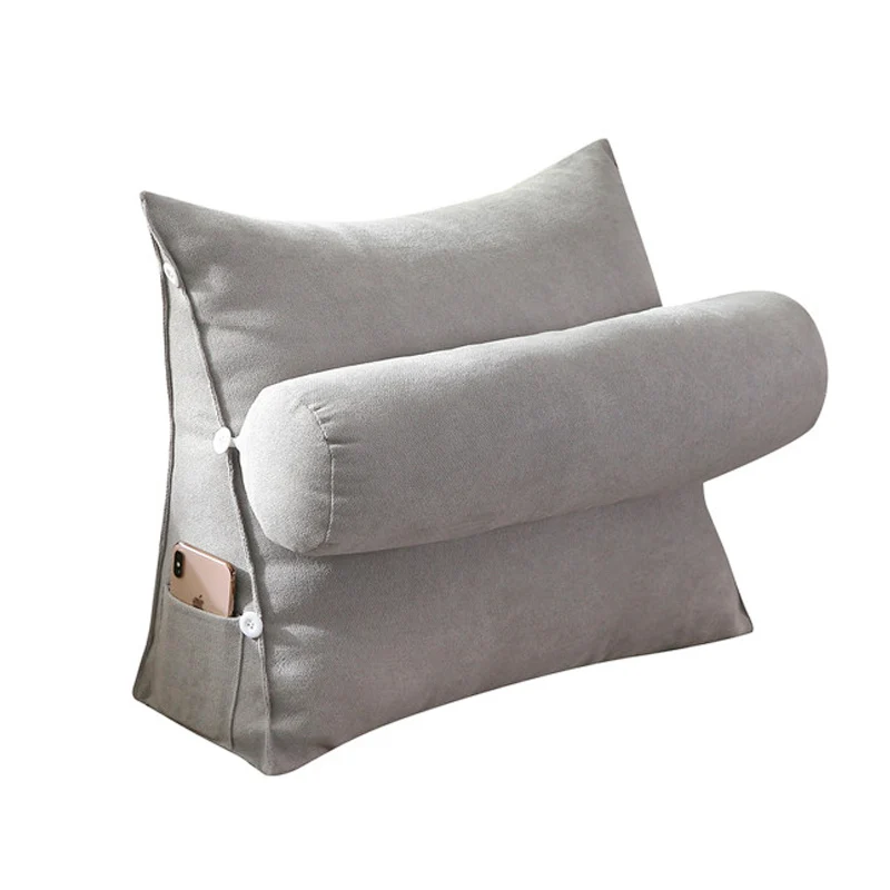 Большая треугольная диванная подушка для спины кровать офисное окно подушки