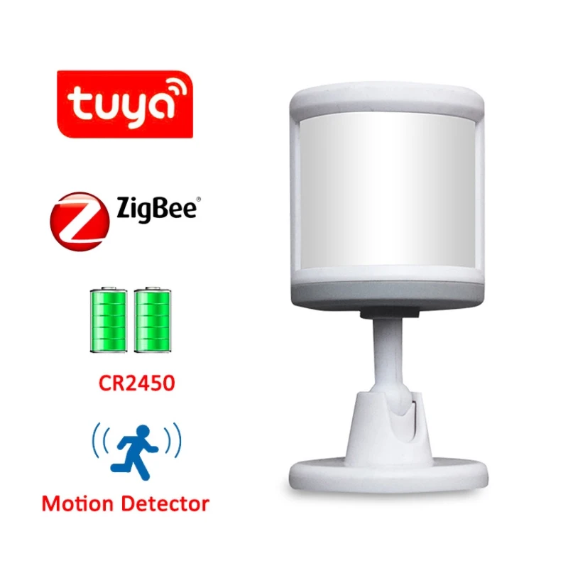 

Датчик движения Tuya ZigBee, датчик движения с подставкой для ног, с PIR-датчиком, работает с ZigBee3.0