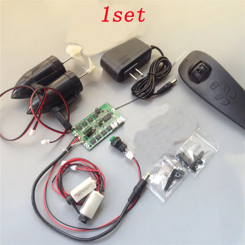 1 комплект DIY RC приманка лодка с механическим приводом 2 4 г 6CH пульт дистанционного