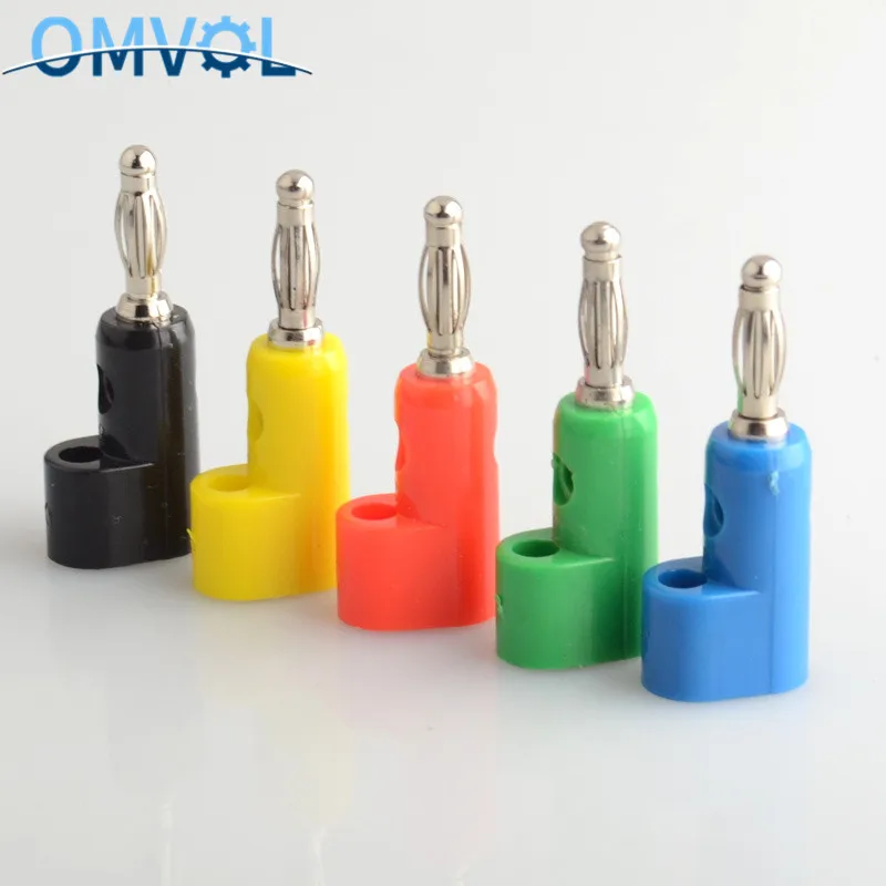 2 шт. 4 мм разъем типа банан коннекторы для аудио колонок усилитель спикер