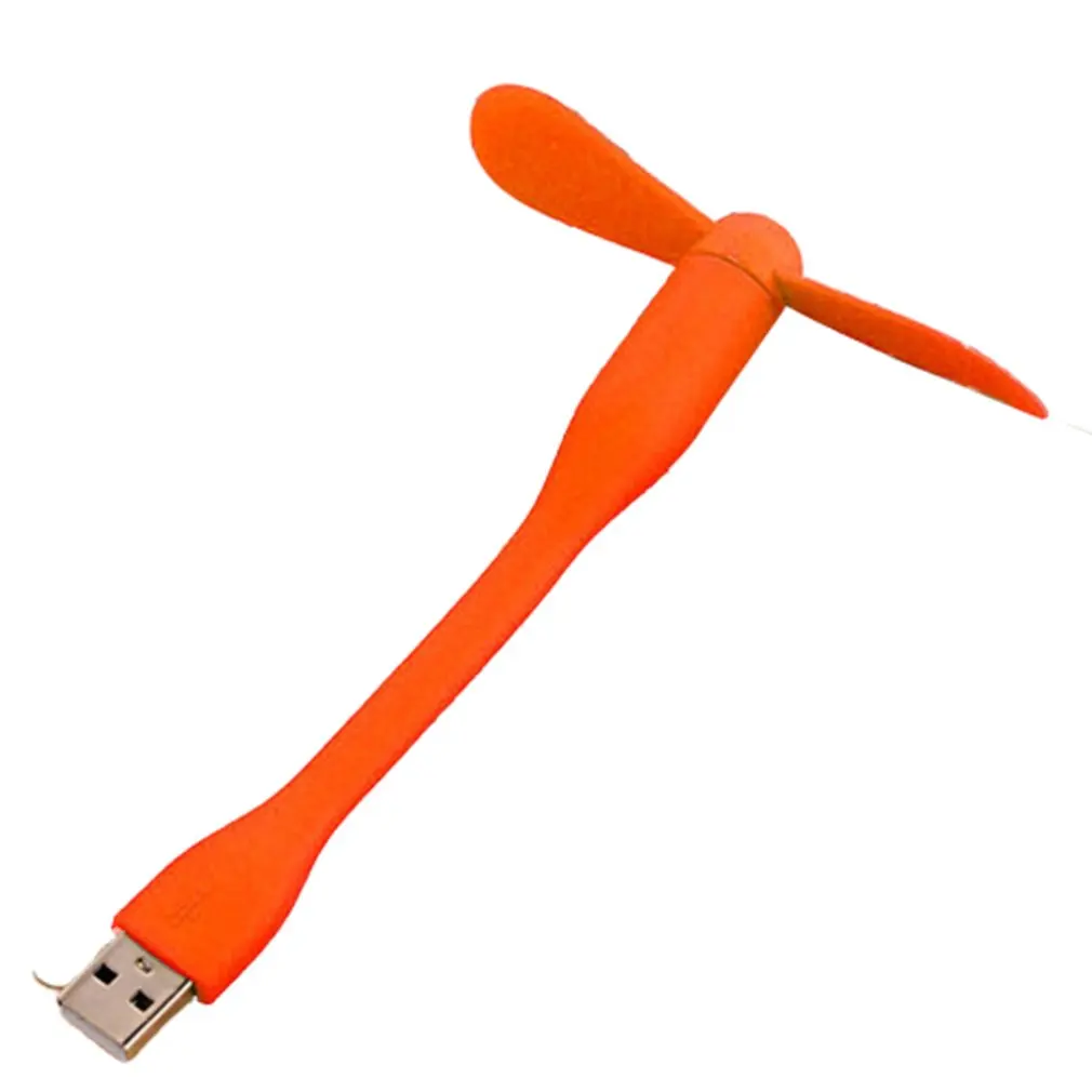 Гибкий мини-вентилятор USB, портативный съемный охлаждающий вентилятор для ПК, USB-устройства, портативный мини-вентилятор USB