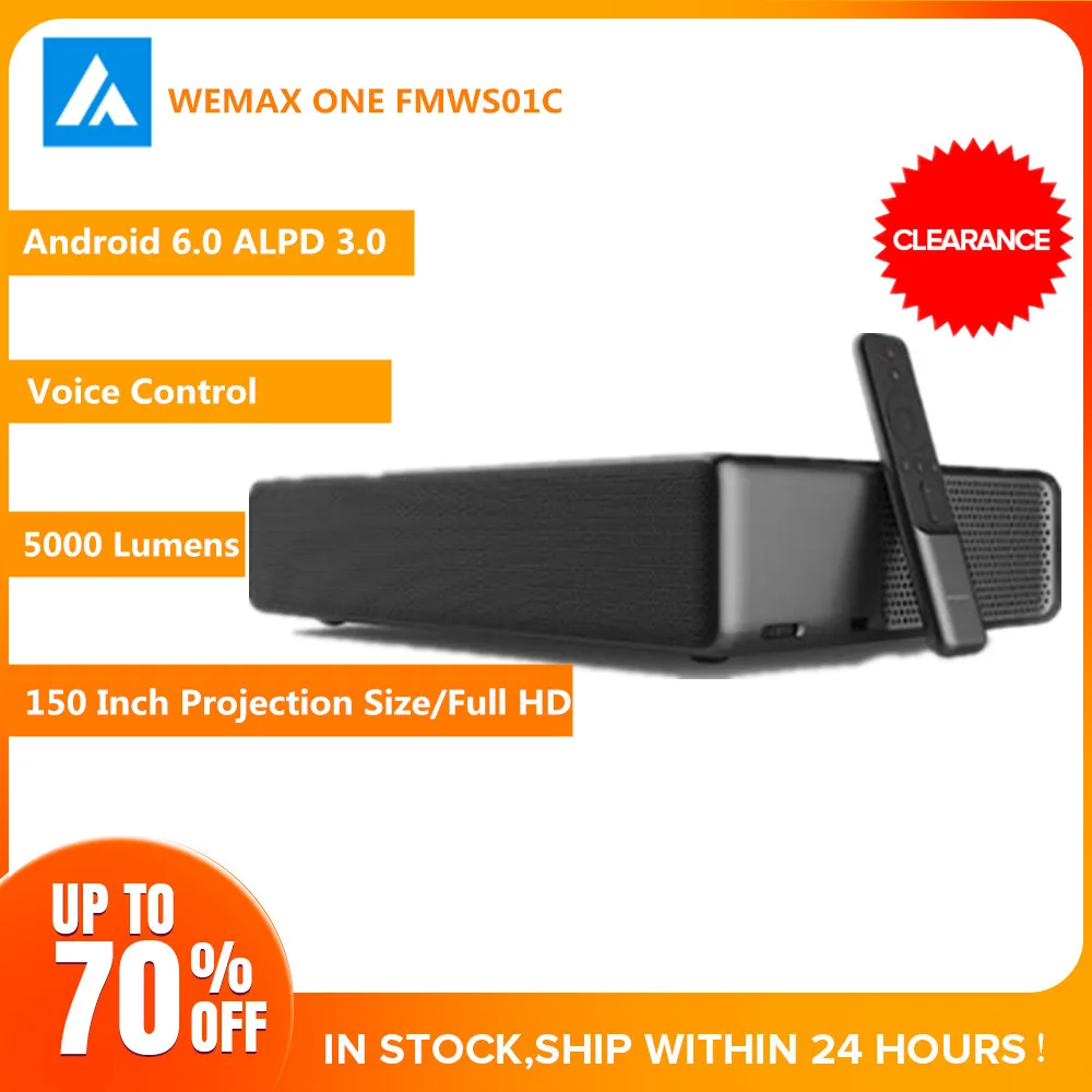 Оригинальный лазерный проектор Wemax One 5000lm 150 дюймов 1080P Full HD домашний кинотеатр ALPD 3