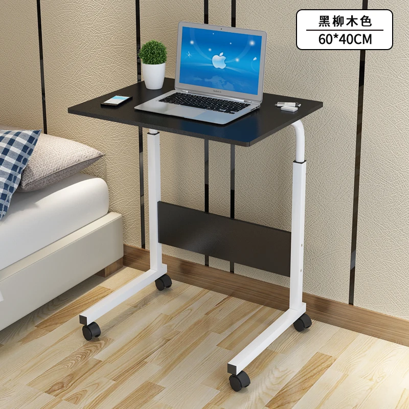 Simple and movable lifting small desk for desk-type household simple bed with lazy people's side-on-bed computer |