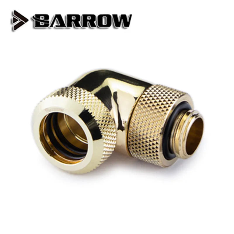 

Barrow TWT90KND-K14, water cooling connector 90 Degree Rotary Hard Tube Fittings, G1/4 Adapters For OD14mm Hard Tubes