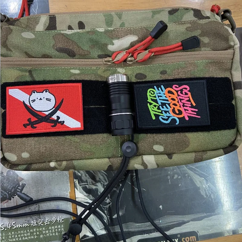 Жизнь вдохновляющие серии Светоотражающие заплаты вышивки Everything Will Be OK