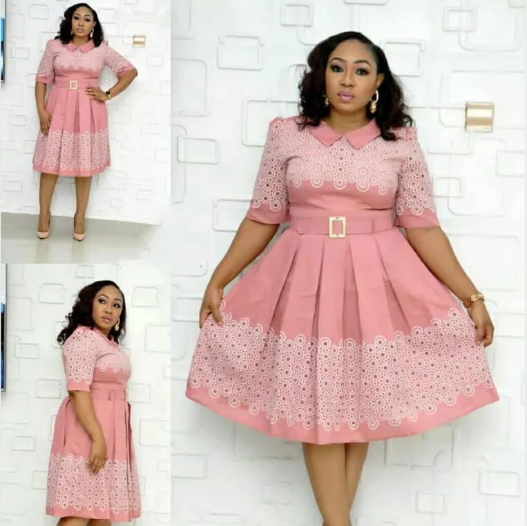 Новое поступление 2019 Осеннее элегантное модное платье в африканском стиле для