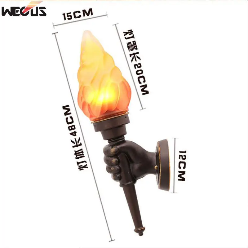 Промышленная настенная Ретро лампа (wechus) креативная индивидуальная декоративная