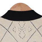 Женский трикотажный кардиган с V-образным вырезом, без рукавов