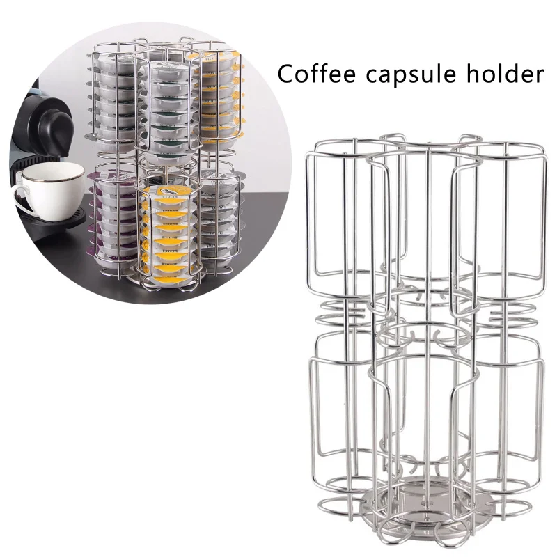 Вращающаяся стойка для кофе вращающийся держатель кофейных капсул