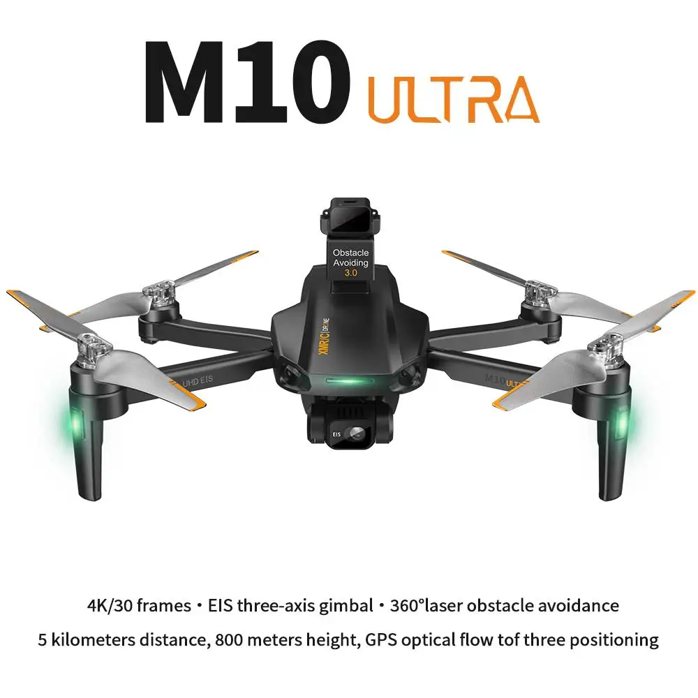 

Xmrc M10 Ultra Drone 4k Profesional Gps 3-axis Eis 5g Wifi Quadcopter 5km Distance 800m Height Brushless Dron Vs Sg906 Max1 F11s