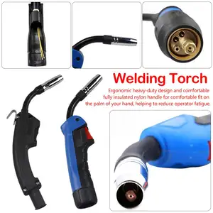 Сварофонарь Mig Mag CO2 с воздушным охлаждением MB, 1 шт., 15AK 14AK, держатель контактного наконечника, газовая сопла, электромагнитный клапан