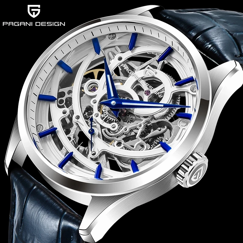 

Luxury Brand PAGANI DESIGN Tourbillon Watches Mens Automatic Wristwatch Fashion Men Mechanical Watches Leather Relogio Masculino