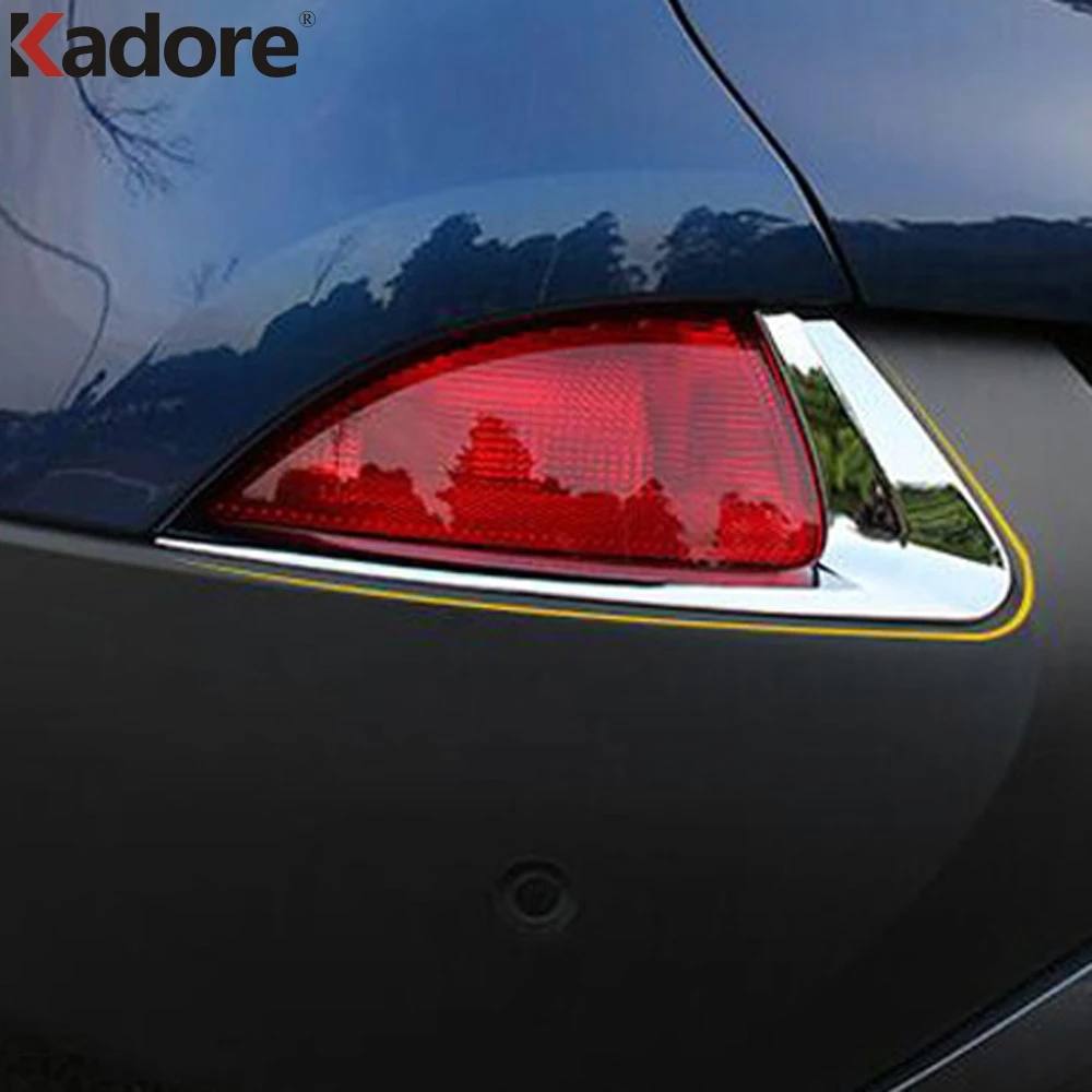 Для Renault Kadjar 2016 2018 2019 2020 2021 хромированная задняя противотуманная фара крышка