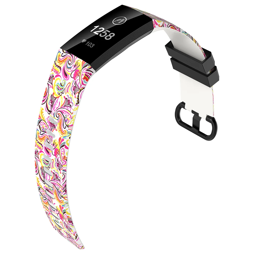 9 Honecumi спортивные полосы для Fitbit Charge 3 Band ТПУ Смарт часы ремешок маленький большой аксессуары браслет для Fitbit Charge 3 - Цвет: 9