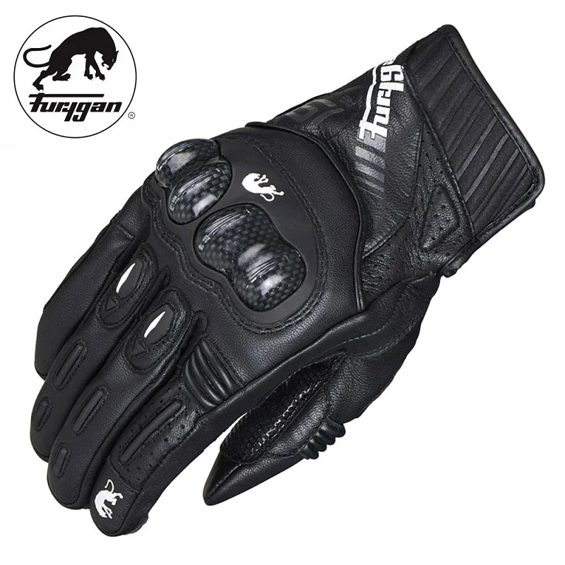 Перчатки для мотоциклистов Furygan RG 19 короткие всесезонные митенки из углеродного