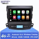 Автомобильный мультимедийный плеер, android 10, dvd, gps, радио для Mitsubishi Outlander 2006-2014, Peugeot 4007, Citroen C-Crosser 2.5D