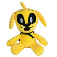 25cm mike crack plush toy yellow dog plush stuffed animal toy soft stuffed cartoon plush pet doll toy gift for children