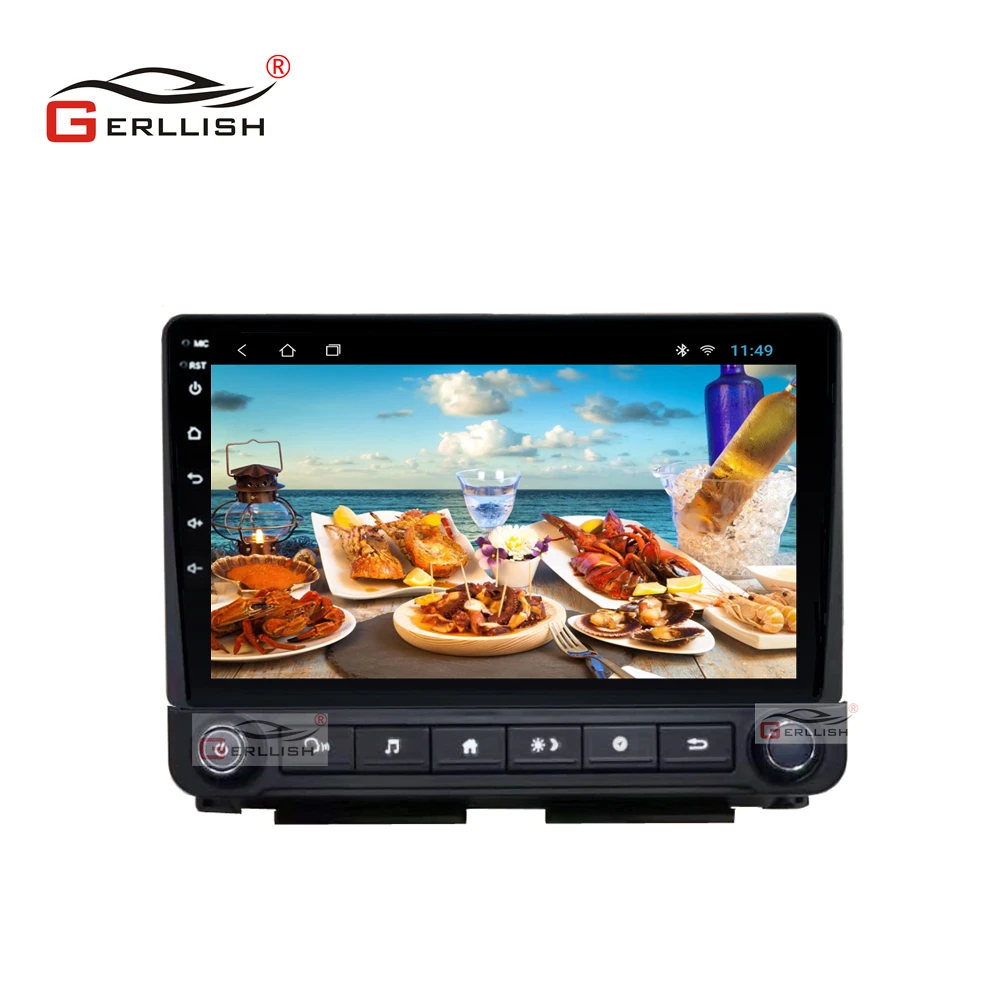 Gerllish Android автомобильное радио стерео dvd мультимедийный плеер для Honda Vezel HR-V HRV 2014