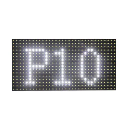 

free shipping wholesale p10 SMD white color semi-outdoor led module 32*16 pixel for scrolling message led display sign
